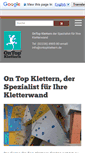 Mobile Screenshot of ontopklettern.de